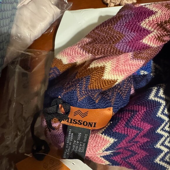 Missoni Chevron-Knit Wool-Blend Beanie - Picture 7 of 9